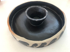 Sicillian Pedestal Dish - detail